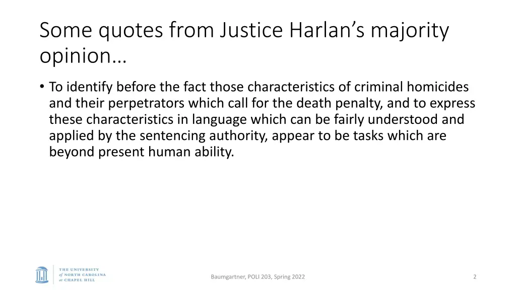some quotes from justice harlan s majority opinion