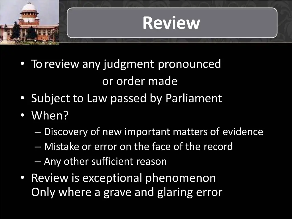 review