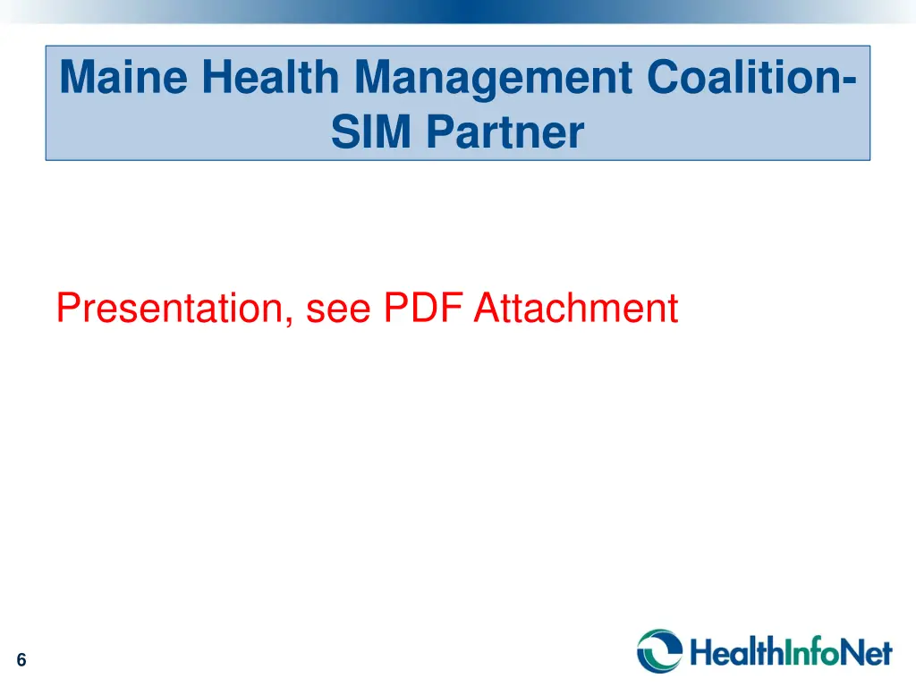 maine health management coalition sim partner