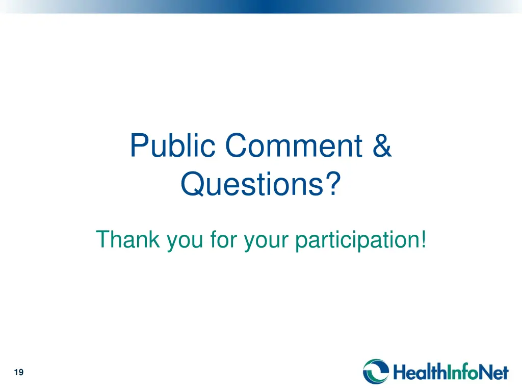 public comment questions