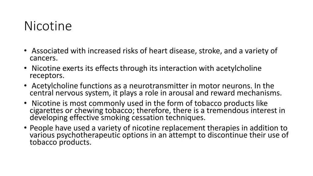 nicotine