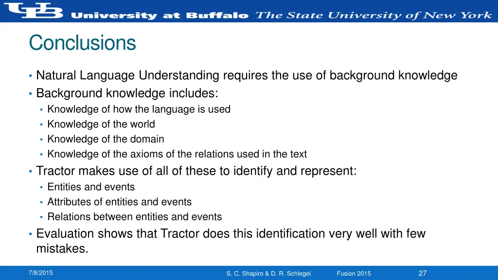 conclusions