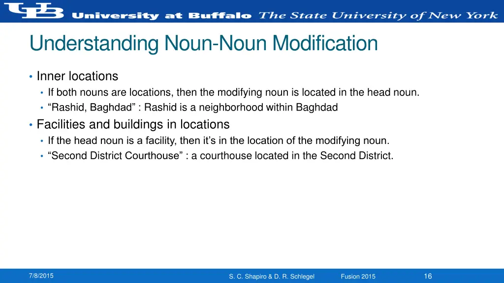 understanding noun noun modification 1