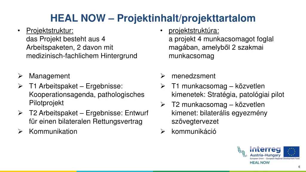 heal now projektinhalt projekttartalom