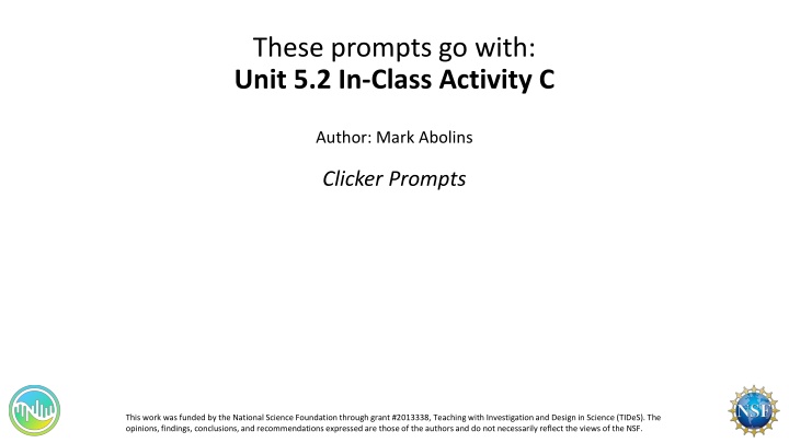 these prompts go with unit 5 2 in class activity c
