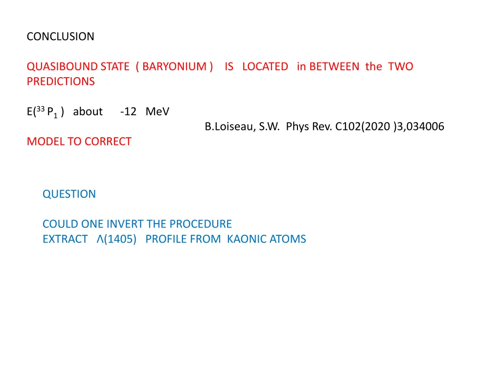 conclusion