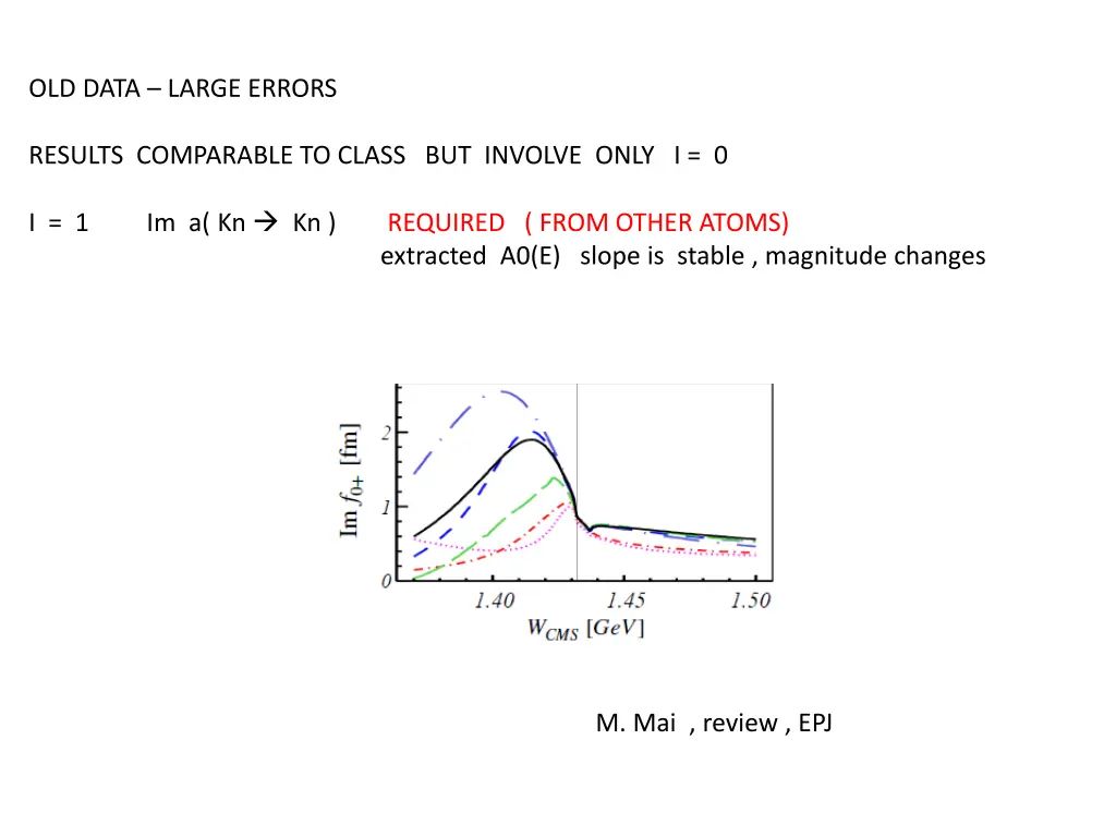old data large errors