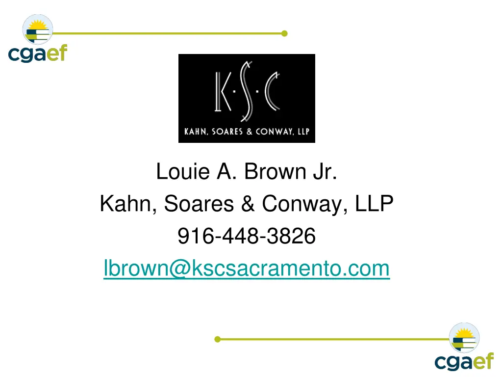 louie a brown jr kahn soares conway