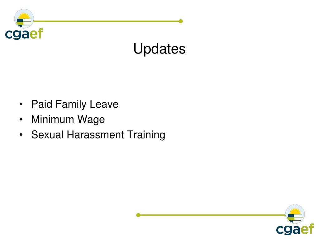 updates