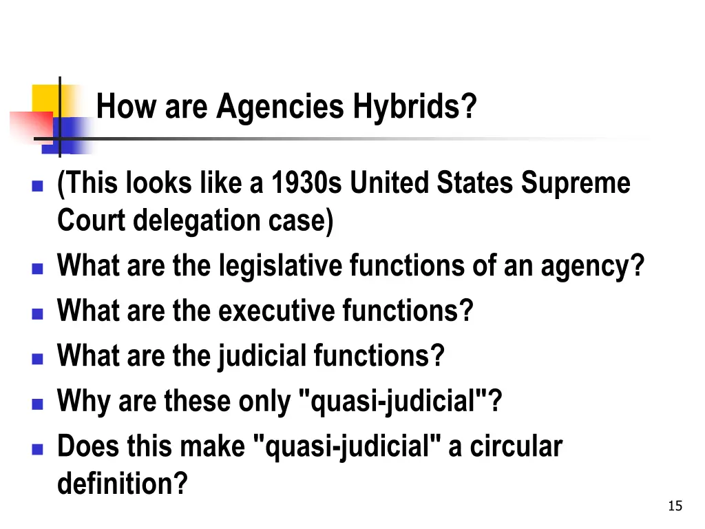 how are agencies hybrids