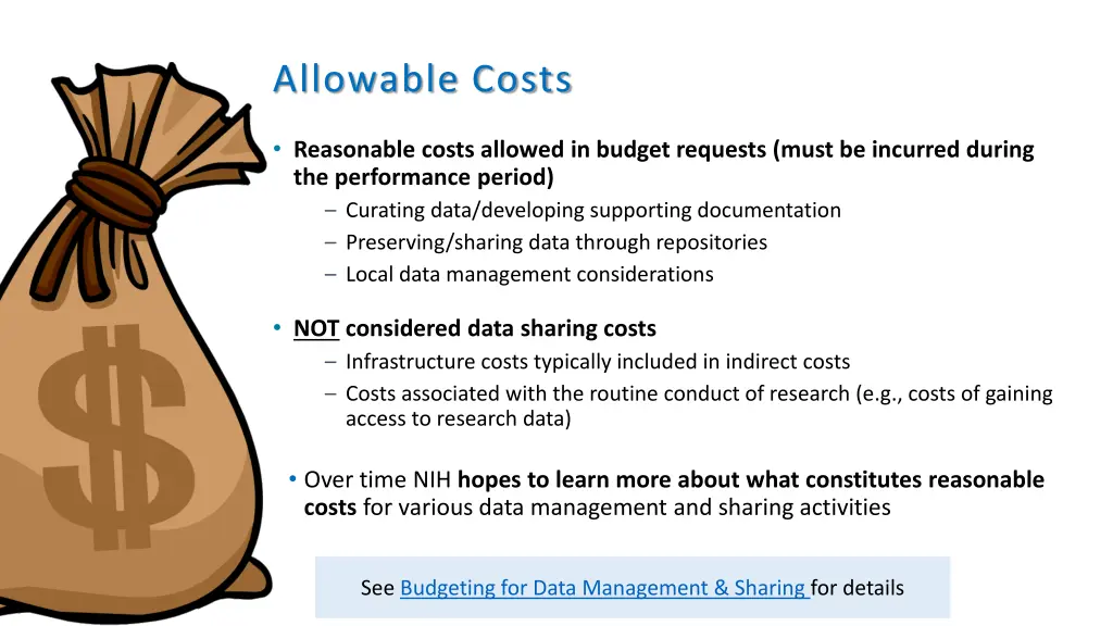 allowable costs