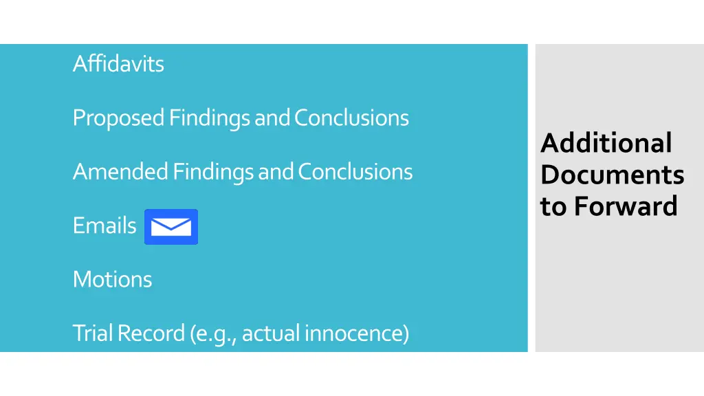 affidavits