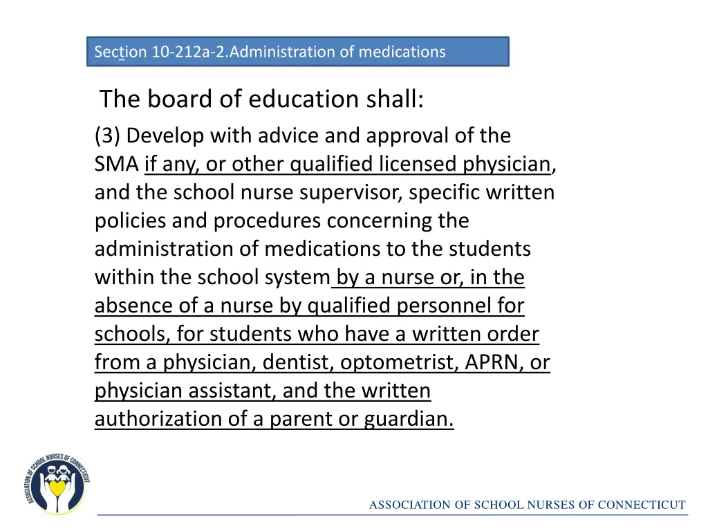 section 10 212a 2 administration of medications 1