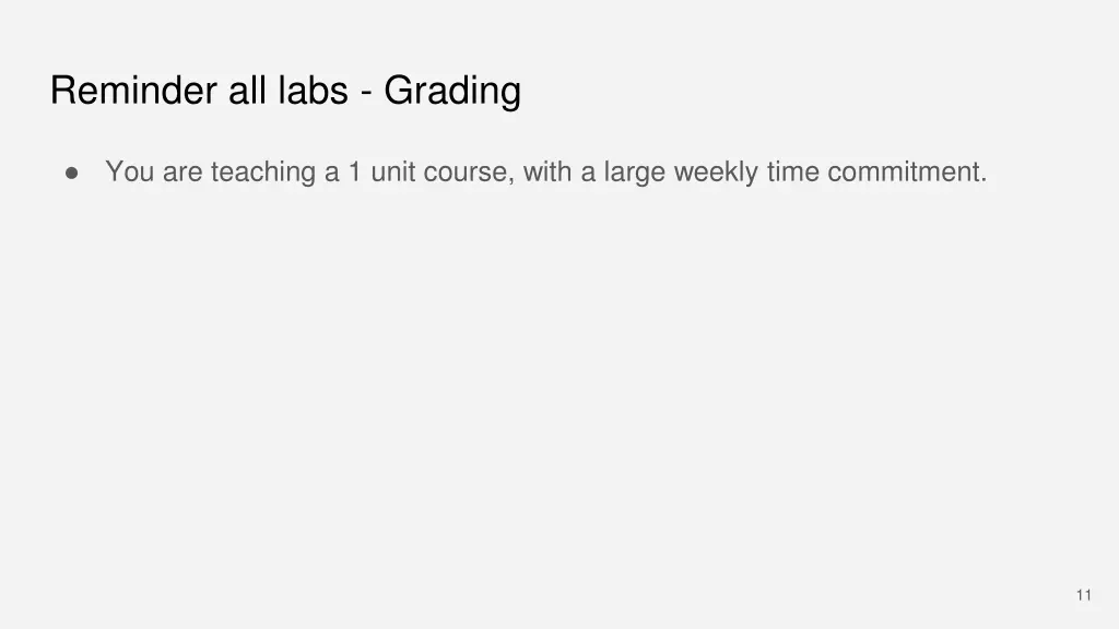 reminder all labs grading