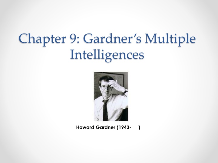 chapter 9 gardner s multiple intelligences