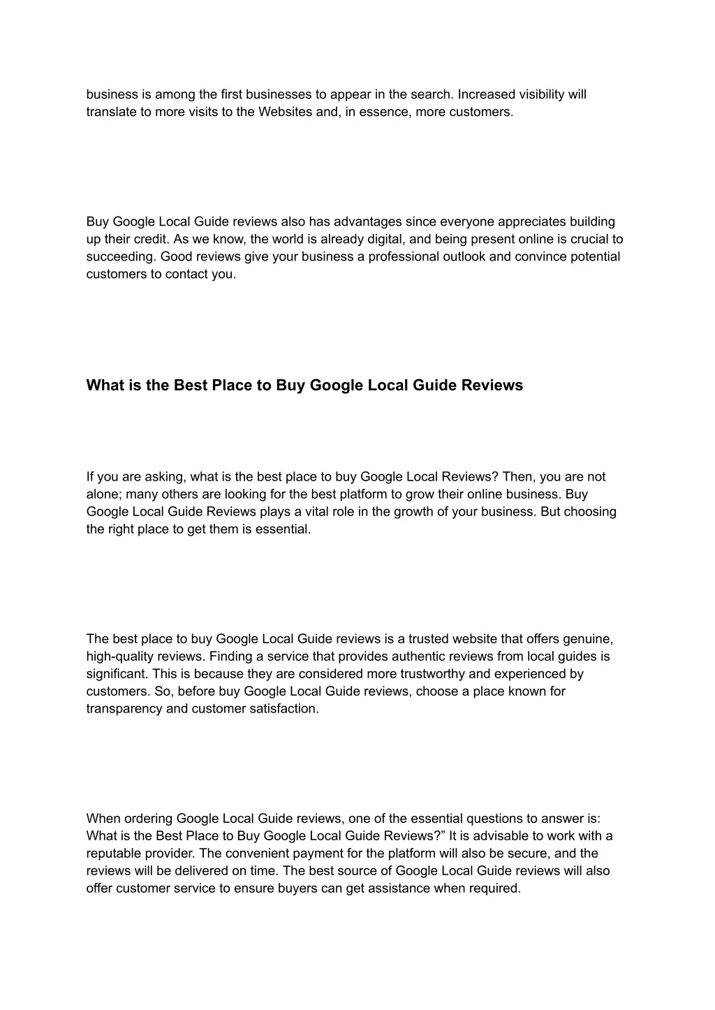 business is among the first businesses to appear