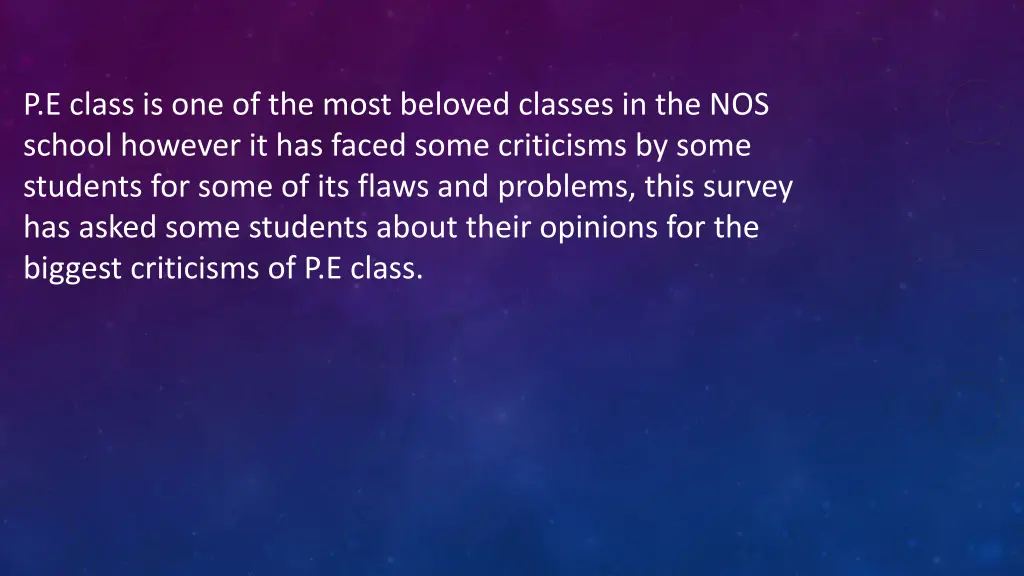 p e class is one of the most beloved classes