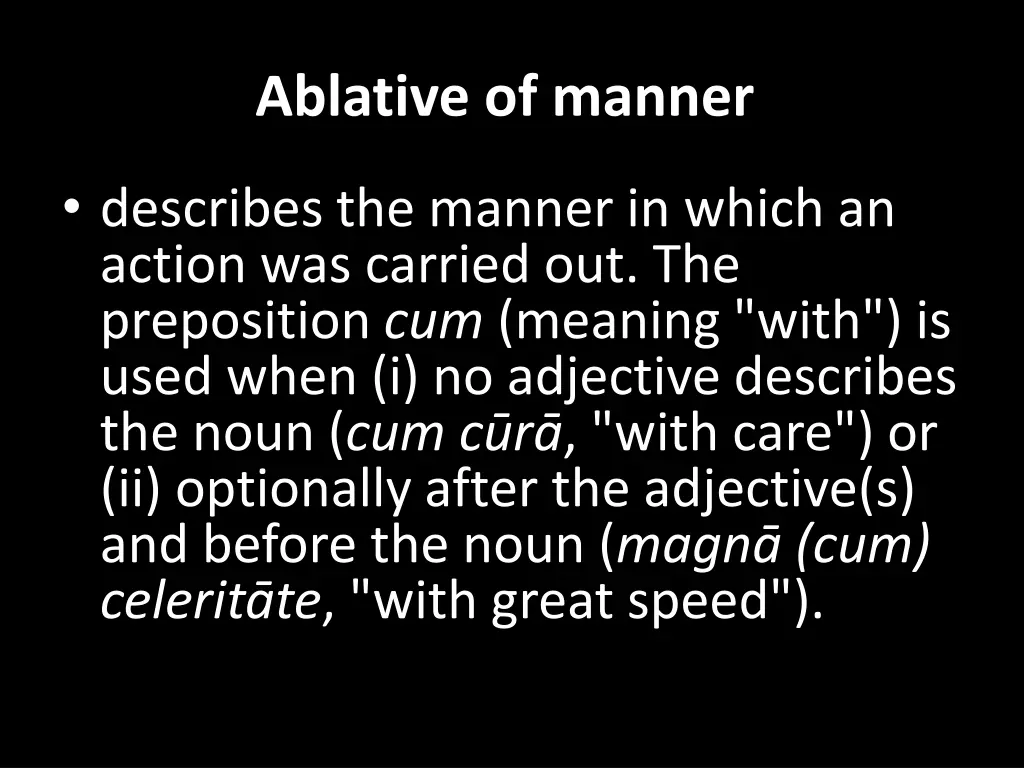 ablative of manner