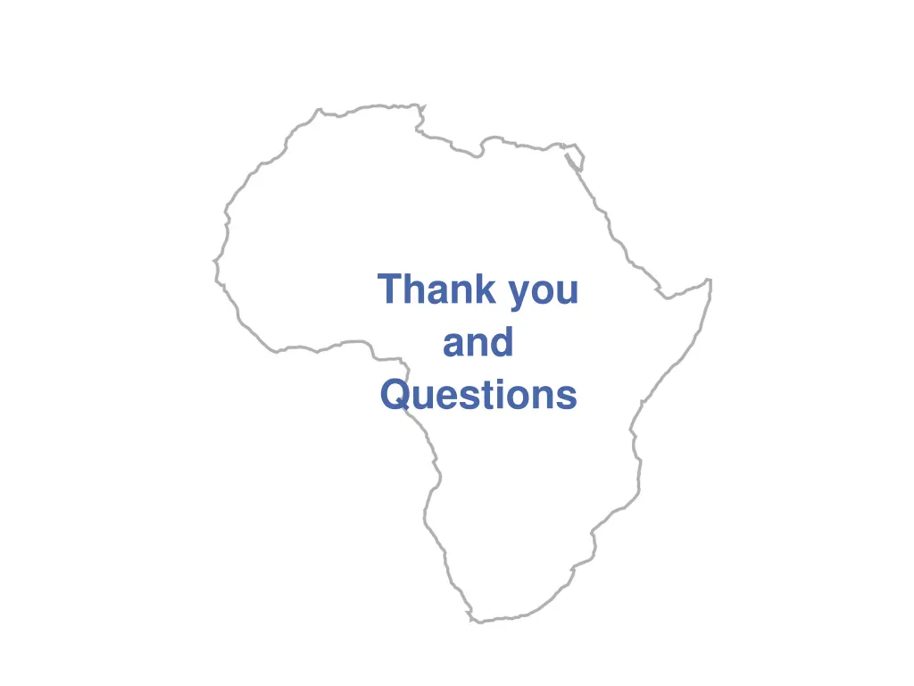 thank you and questions