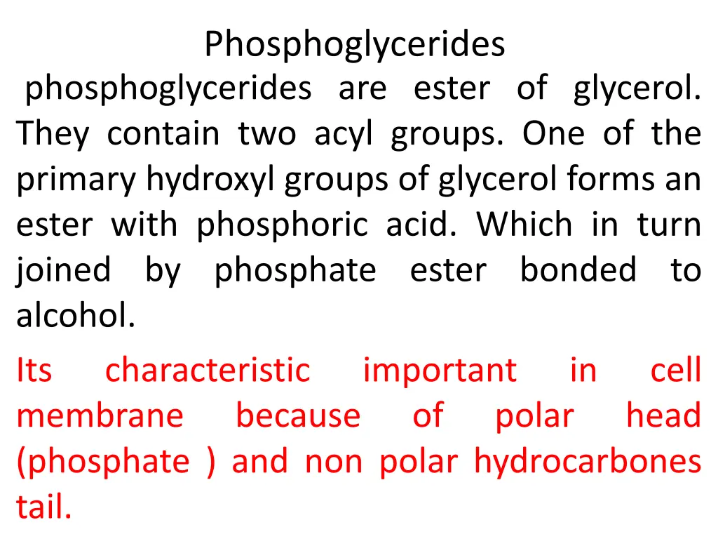 phosphoglycerides