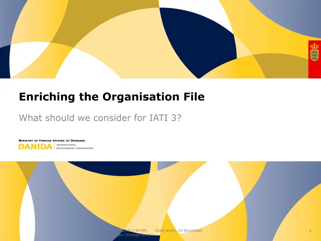 enriching the organisation file