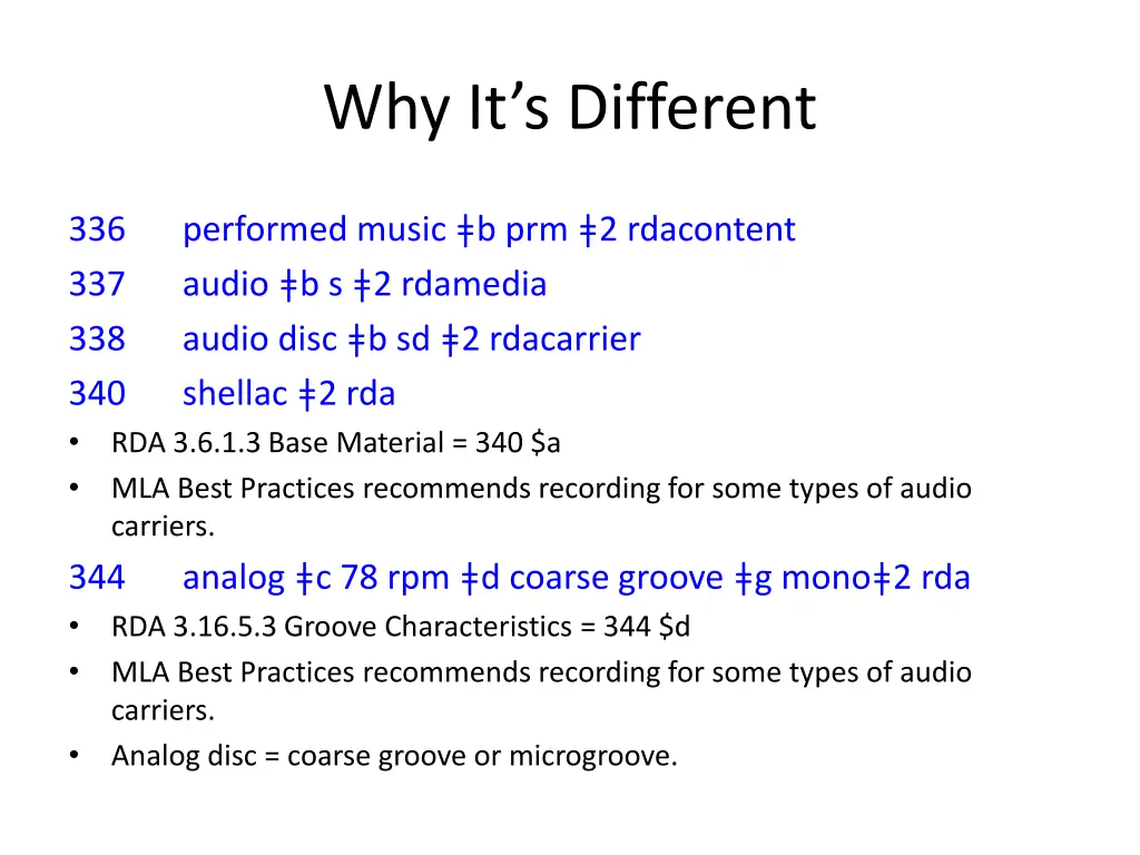 why it s different 3