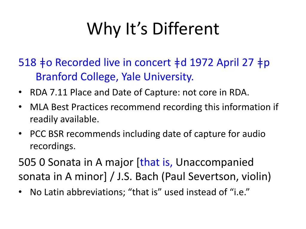 why it s different 4