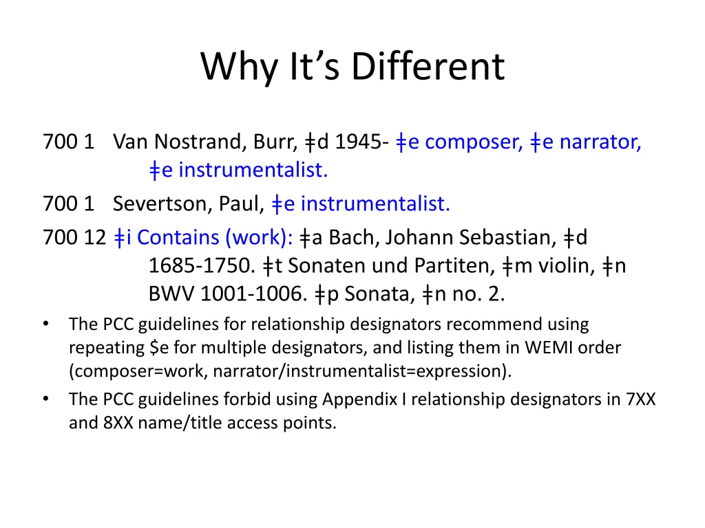 why it s different 5