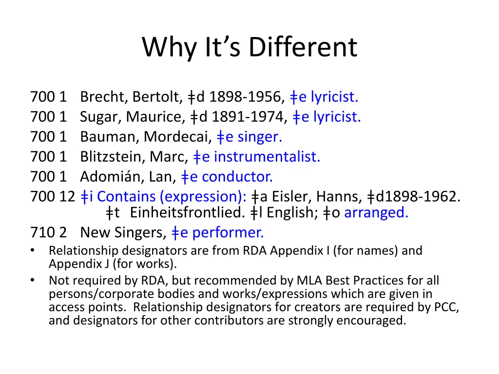 why it s different 6