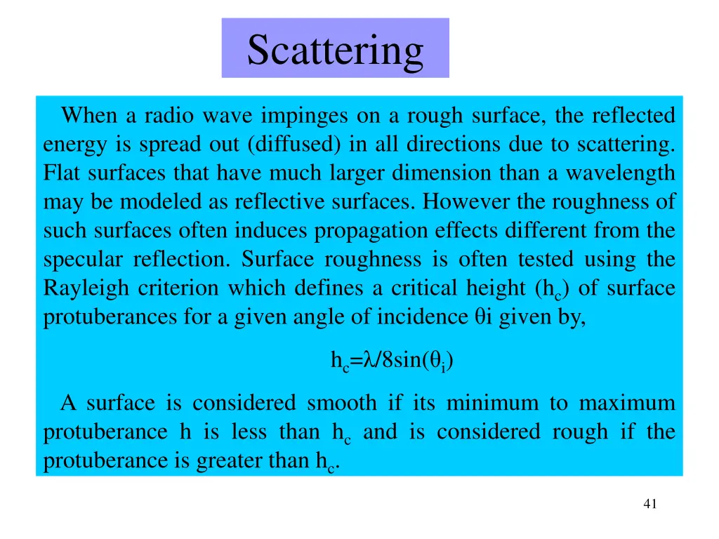 scattering 2