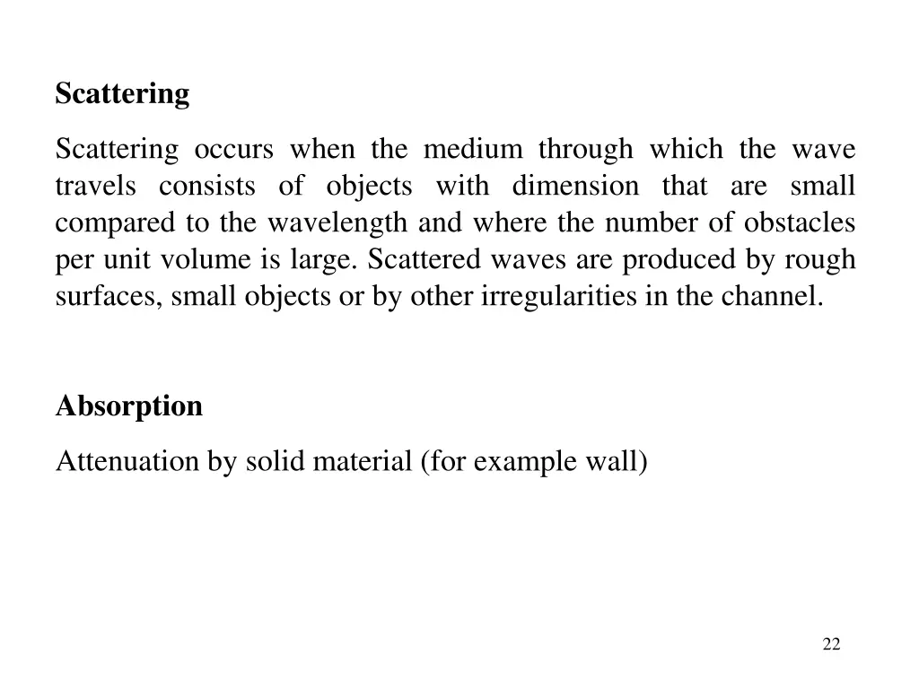 scattering