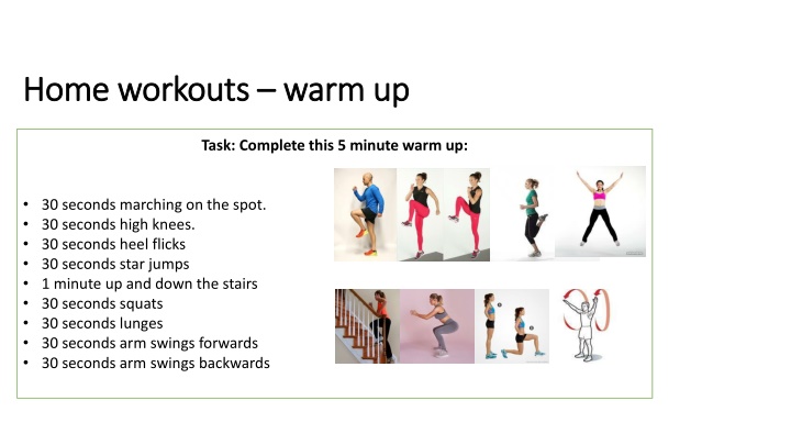 home workouts home workouts warm up