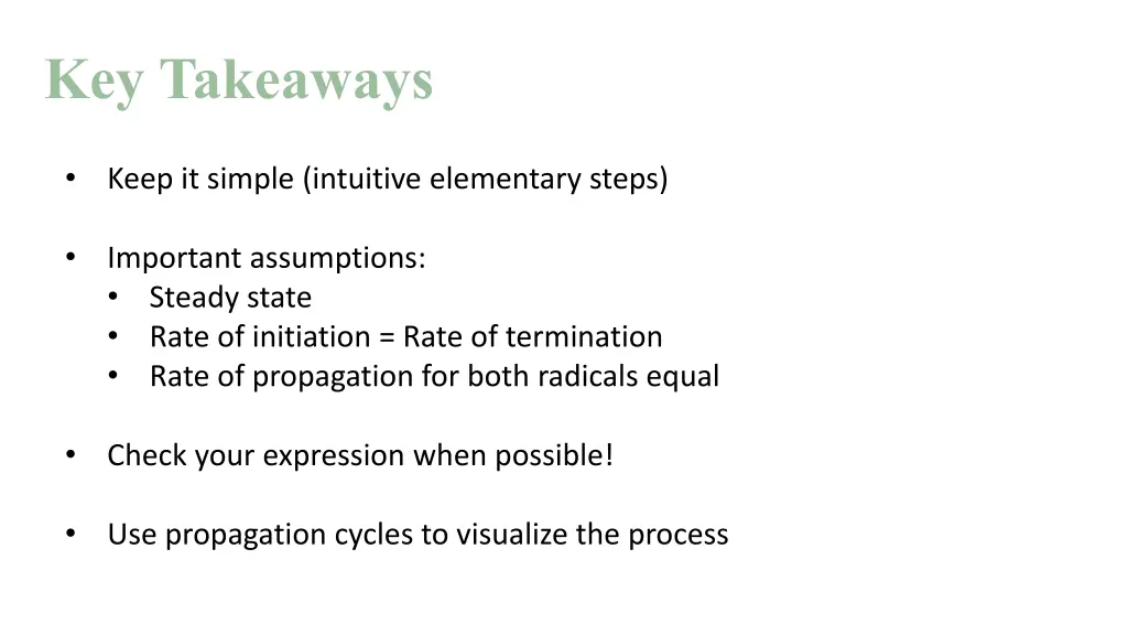 key takeaways