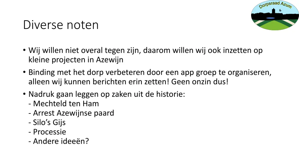 diverse noten