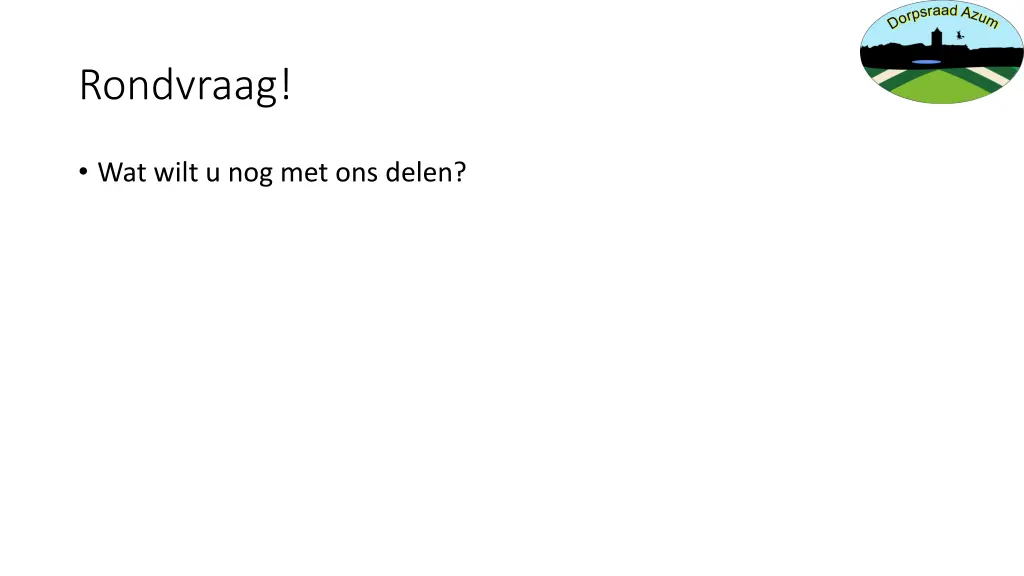 rondvraag