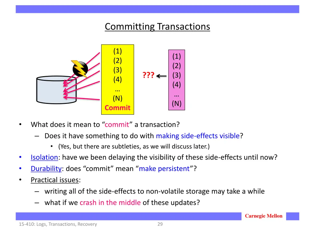 committing transactions