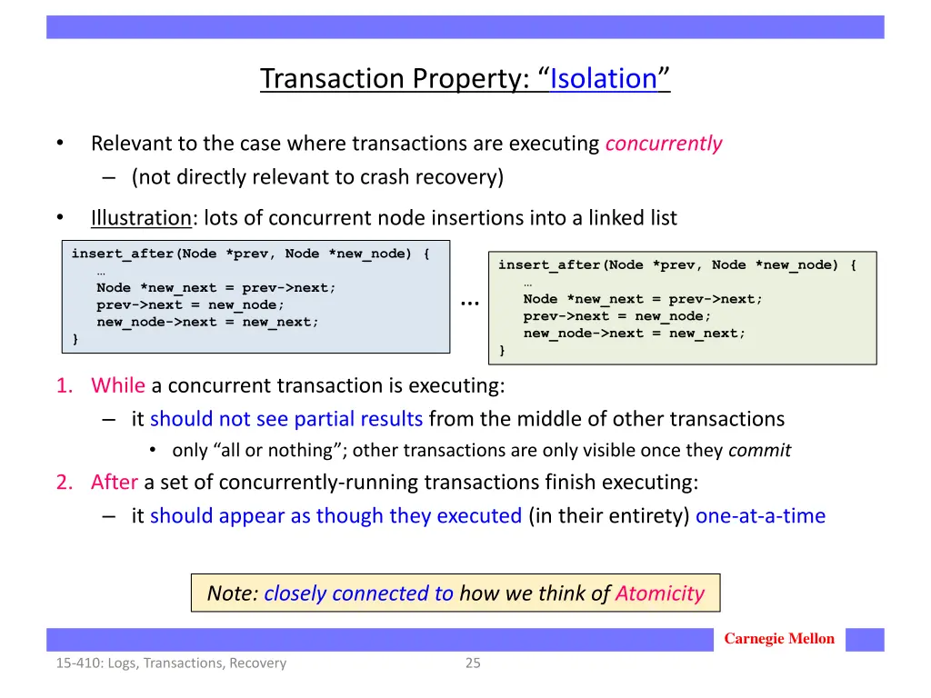transaction property isolation