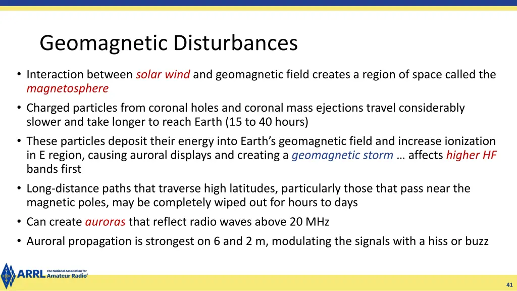geomagnetic disturbances