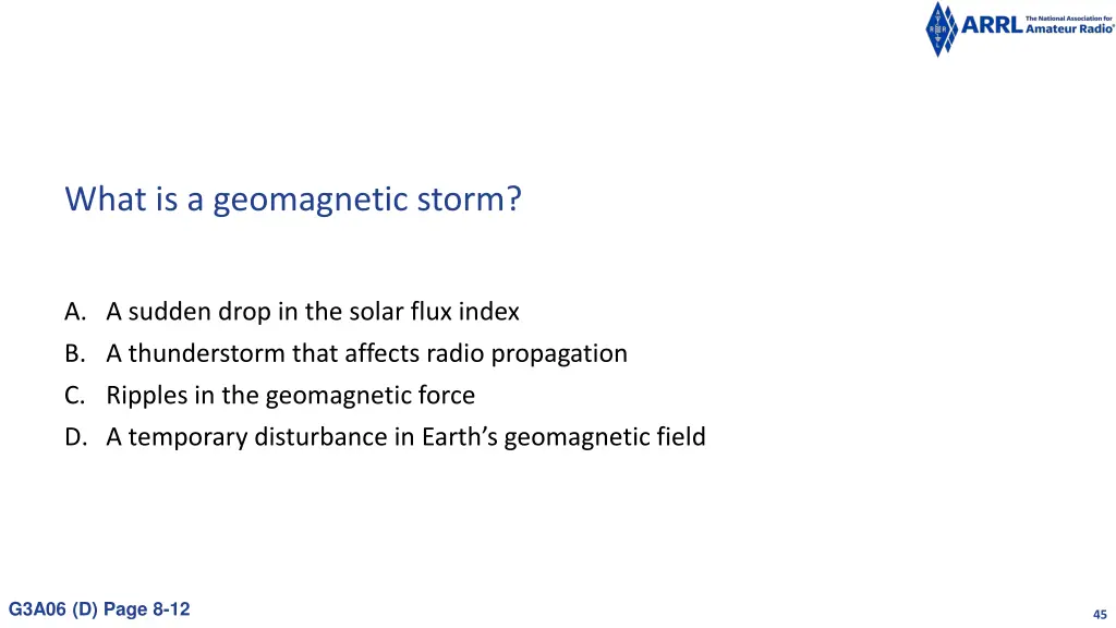 what is a geomagnetic storm