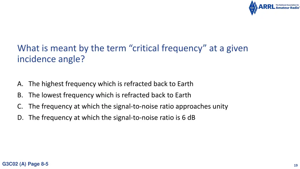 what is meant by the term critical frequency