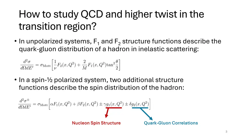 how to study qcd and higher twist