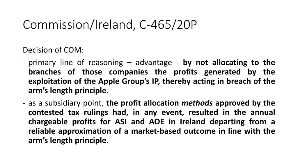 commission ireland c 465 20p