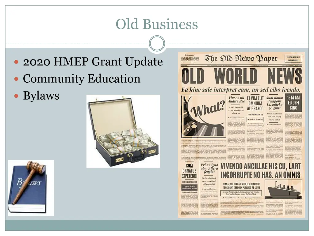 old business