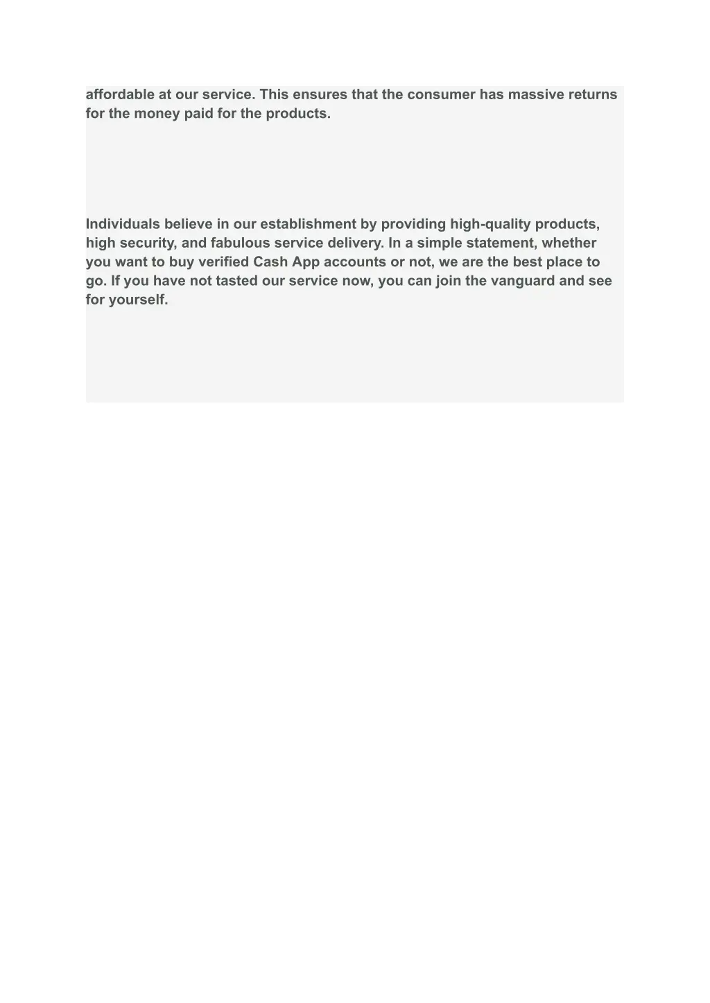 affordable at our service this ensures that