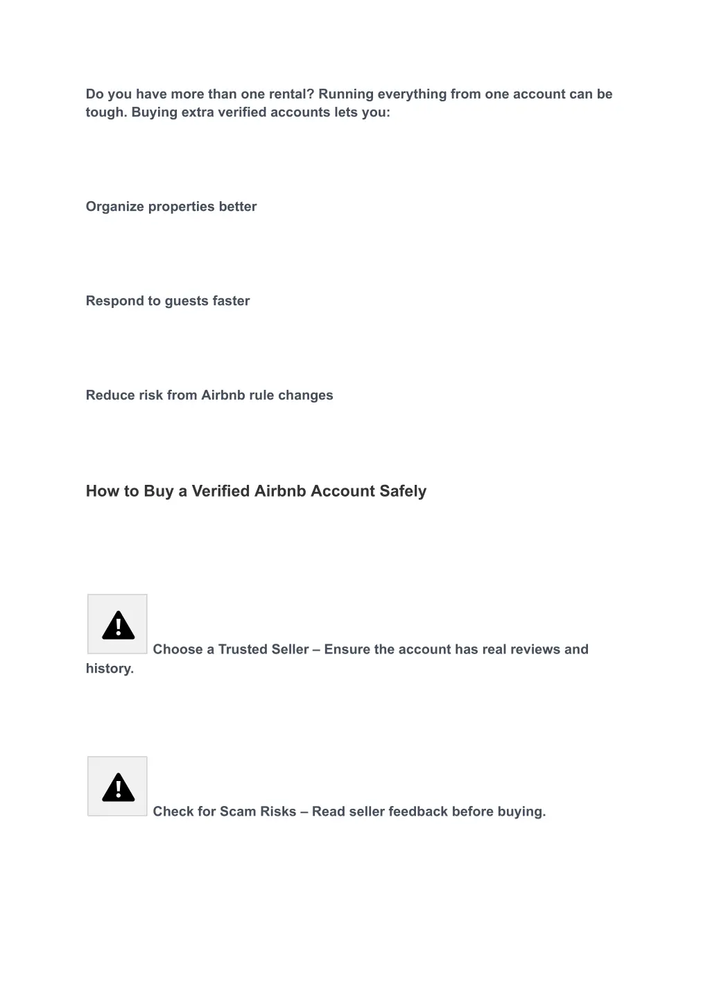 do you have more than one rental running