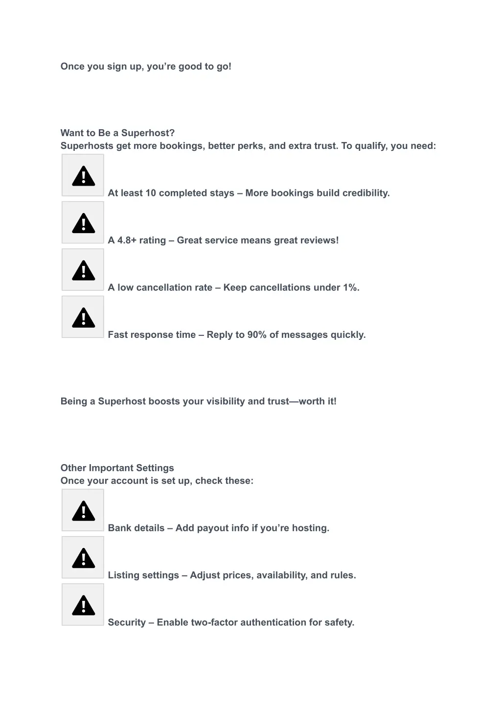 once you sign up you re good to go