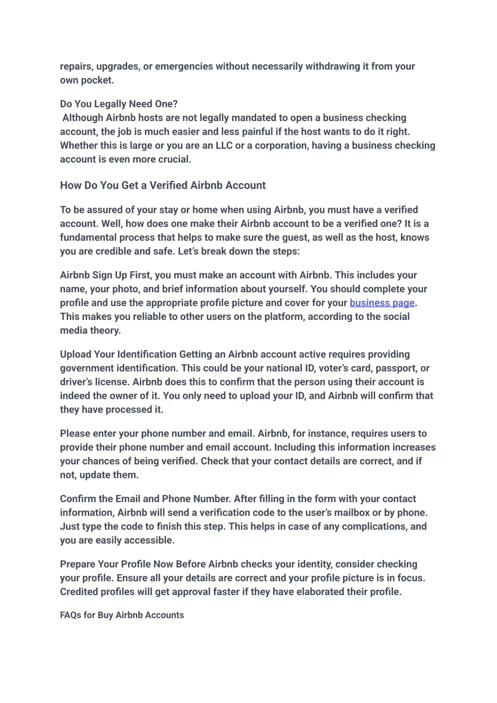 repairs upgrades or emergencies without