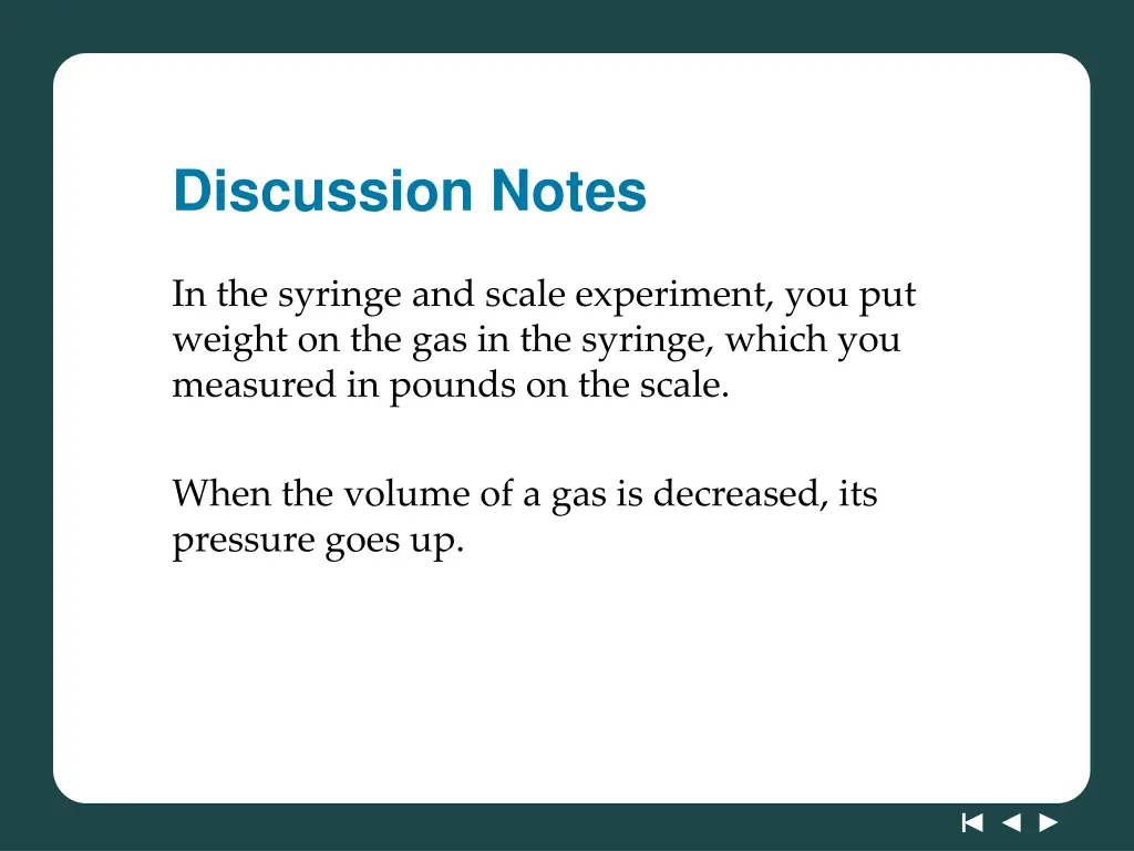 discussion notes