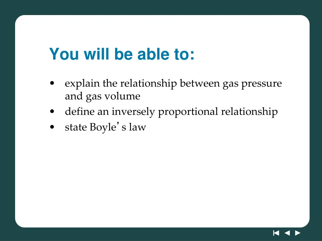 you will be able to