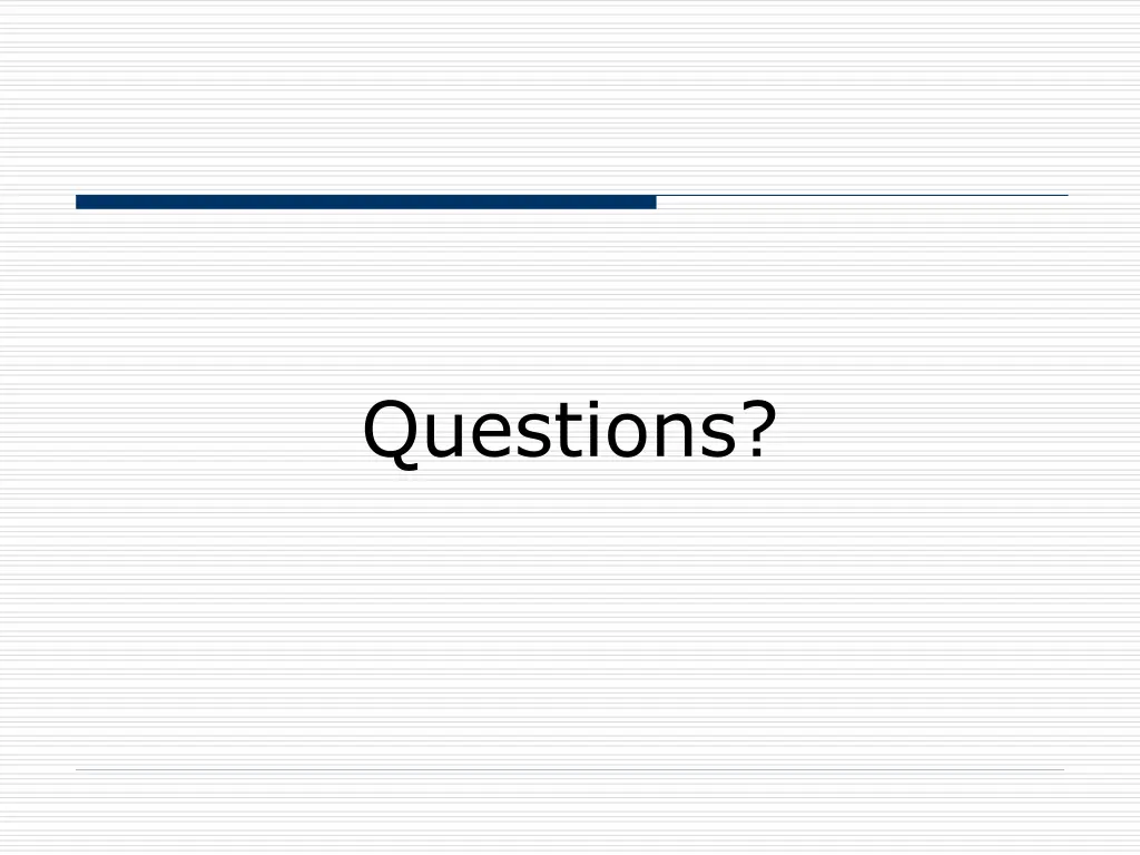questions